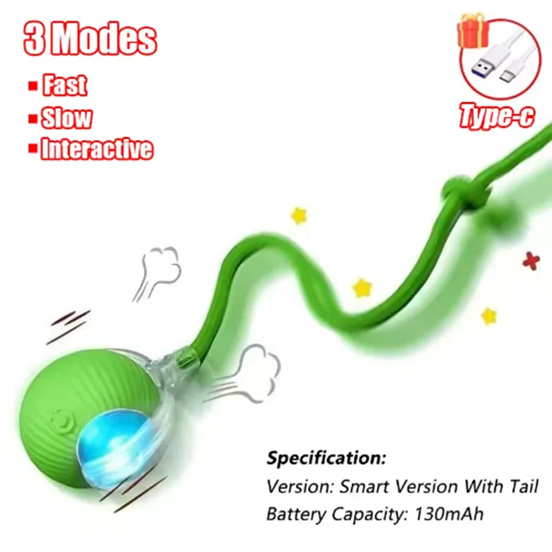 Hot cat toys: automatic teasing cat balls, self-exciting cat sticks, tick-resistant, wear-resistant, and bite-resistant pet toys
