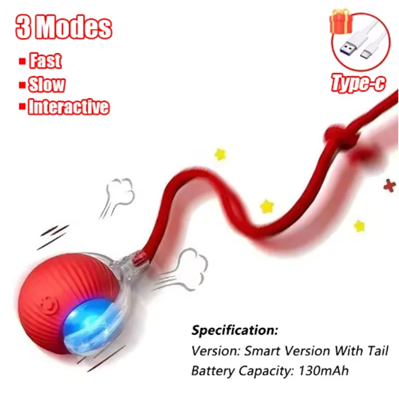 Hot cat toys: automatic teasing cat balls, self-exciting cat sticks, tick-resistant, wear-resistant, and bite-resistant pet toys
