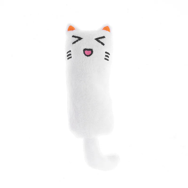 Cute Cat Toys Funny Interactive Plush Cat Toy Mini Teeth Grinding Catnip Toys Kitten Chewing Squeaky Toy Pet Accessories