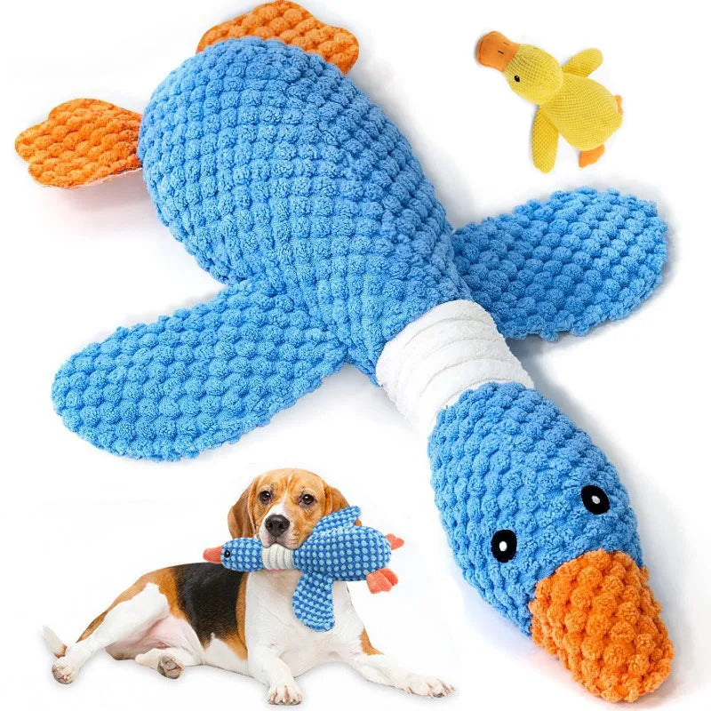 Cat Dog Toys for Aggressive Chewers Cats Dogs, Chew Squeak Toy Cats Dogs Interactive Plush Doll Pet Products