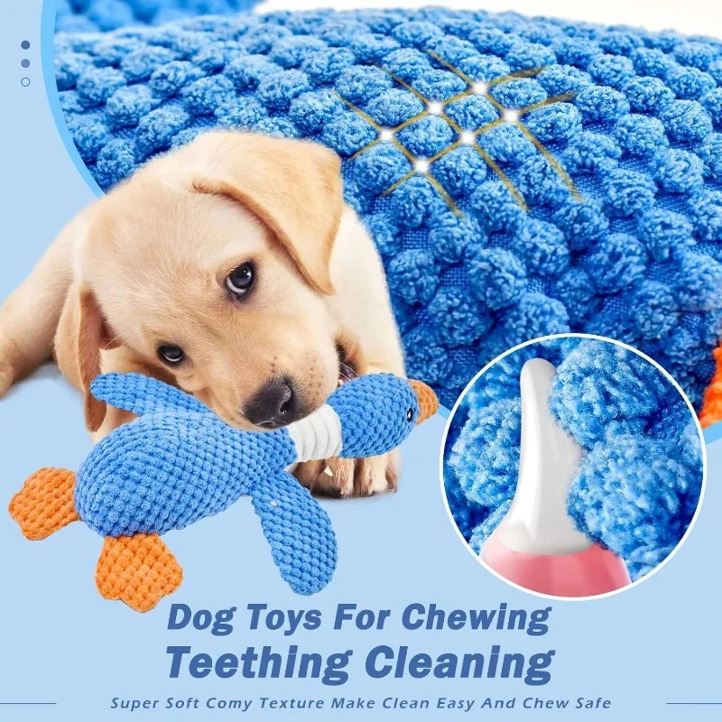 Cat Dog Toys for Aggressive Chewers Cats Dogs, Chew Squeak Toy Cats Dogs Interactive Plush Doll Pet Products