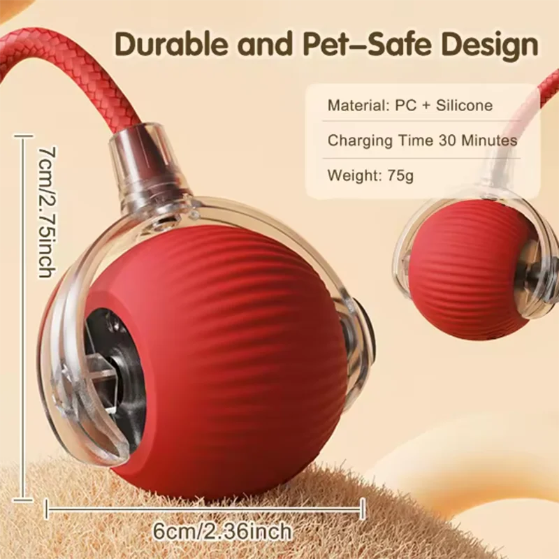 Hot cat toys: automatic teasing cat balls, self-exciting cat sticks, tick-resistant, wear-resistant, and bite-resistant pet toys