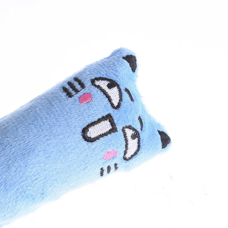 Cute Cat Toys Funny Interactive Plush Cat Toy Mini Teeth Grinding Catnip Toys Kitten Chewing Squeaky Toy Pet Accessories