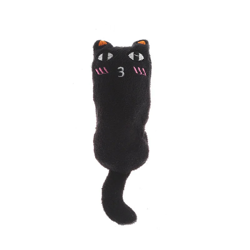 Cute Cat Toys Funny Interactive Plush Cat Toy Mini Teeth Grinding Catnip Toys Kitten Chewing Squeaky Toy Pet Accessories
