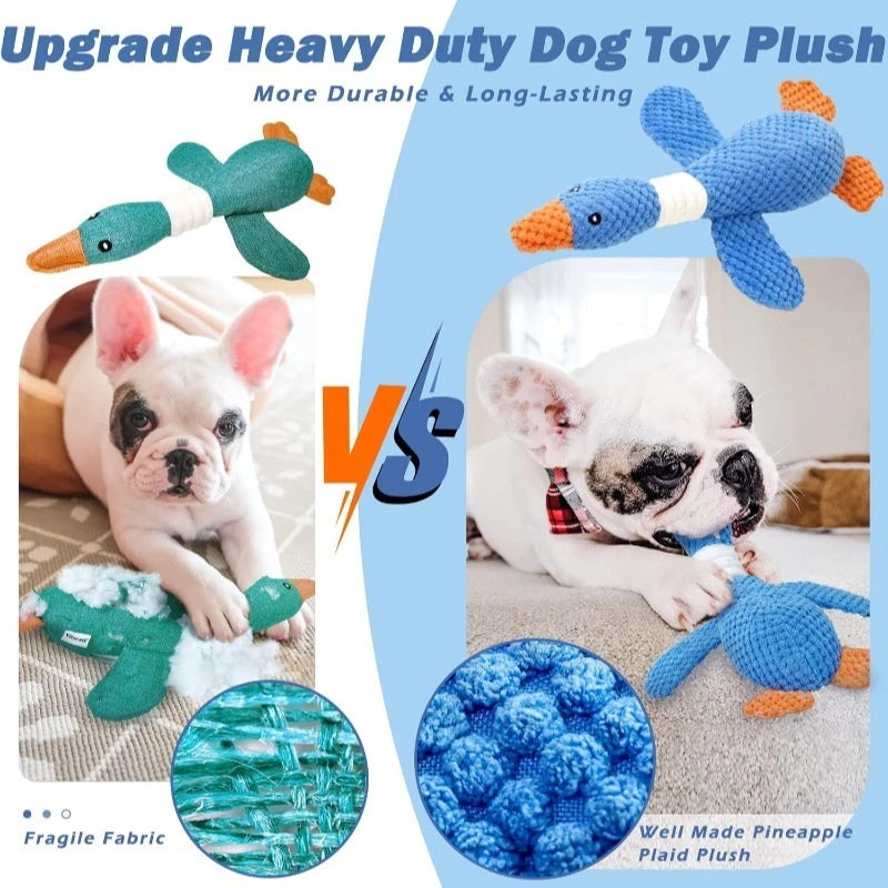 Cat Dog Toys for Aggressive Chewers Cats Dogs, Chew Squeak Toy Cats Dogs Interactive Plush Doll Pet Products