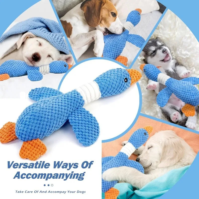 Cat Dog Toys for Aggressive Chewers Cats Dogs, Chew Squeak Toy Cats Dogs Interactive Plush Doll Pet Products