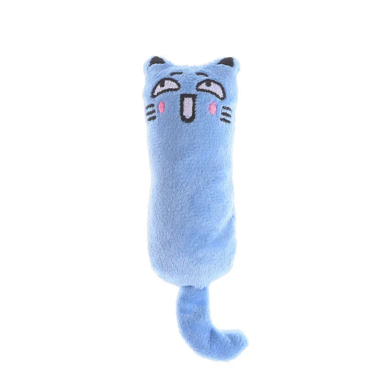 Cute Cat Toys Funny Interactive Plush Cat Toy Mini Teeth Grinding Catnip Toys Kitten Chewing Squeaky Toy Pet Accessories